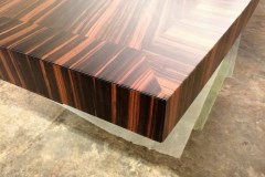 egyedi art deco nyitható bővíthető étkezőasztal nagyméretű tárgyalóasztal ebédlőasztal