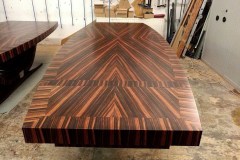 egyedi art deco nyitható bővíthető étkezőasztal nagyméretű tárgyalóasztal ebédlőasztal szék