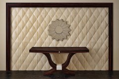 Konzolasztal, a 3D falpanelt is gyártjuk, festett és furnéros felülettel !