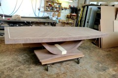 Természetes amerikai dió egyedi Art deco tárgyalóasztalok webáruház