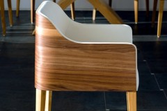 cubus  íves karfásdesign étkezőszék tárgyalószék ebédlőszék minimál design szék