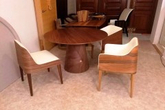 kerek asztal kör ebedlo etkezo asztal design targyaloasztal 2