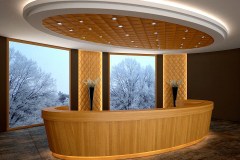 3d fa recepció asztal pult 2