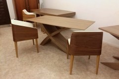 Zeg nyitható étkezőasztal bővíthető ebédlőasztal tárgyalóasztal design 3