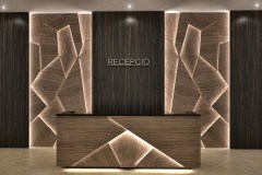 Szinteltolásos 3d recepció, falpanel