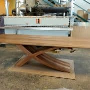 ZEG asztal, hazai dió, 300 + 60 cm bővíthető