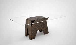 Jégtáblás asztal a Jégtáblák 3d falpanelhez