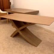 Zeg nyitható étkezőasztal bővíthető ebédlőasztal tárgyalóasztal design (1)