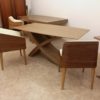 Zeg nyitható étkezőasztal bővíthető ebédlőasztal tárgyalóasztal design2