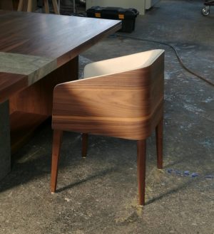 cubus minimál szék, design szék, étkezőszék, ebédlőszék, fa szék, magas karfás szék6