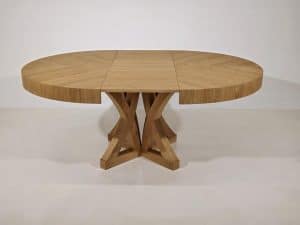 kerek zeg asztal egyedi nyitható körasztal bővíthető étkezőasztalok (1)