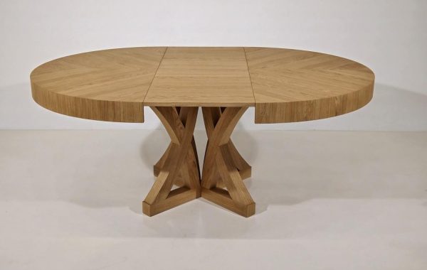 kerek zeg asztal egyedi nyitható körasztal bővíthető étkezőasztalok (1)