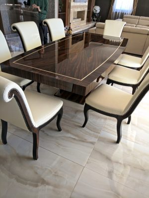charm egyedi étkezőszék art deco asztal bárszék karosszék